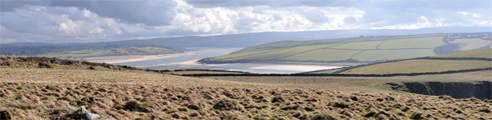 Camel estuary from Stepper Point near Padstow