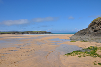 Harlyn Bay surfing beach near Padstow, Cornwall
