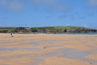 Harlyn Bay surfing beach near Padstow, Cornwall