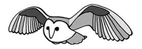 Trevorrick Farm holiday cottages barn owl logo